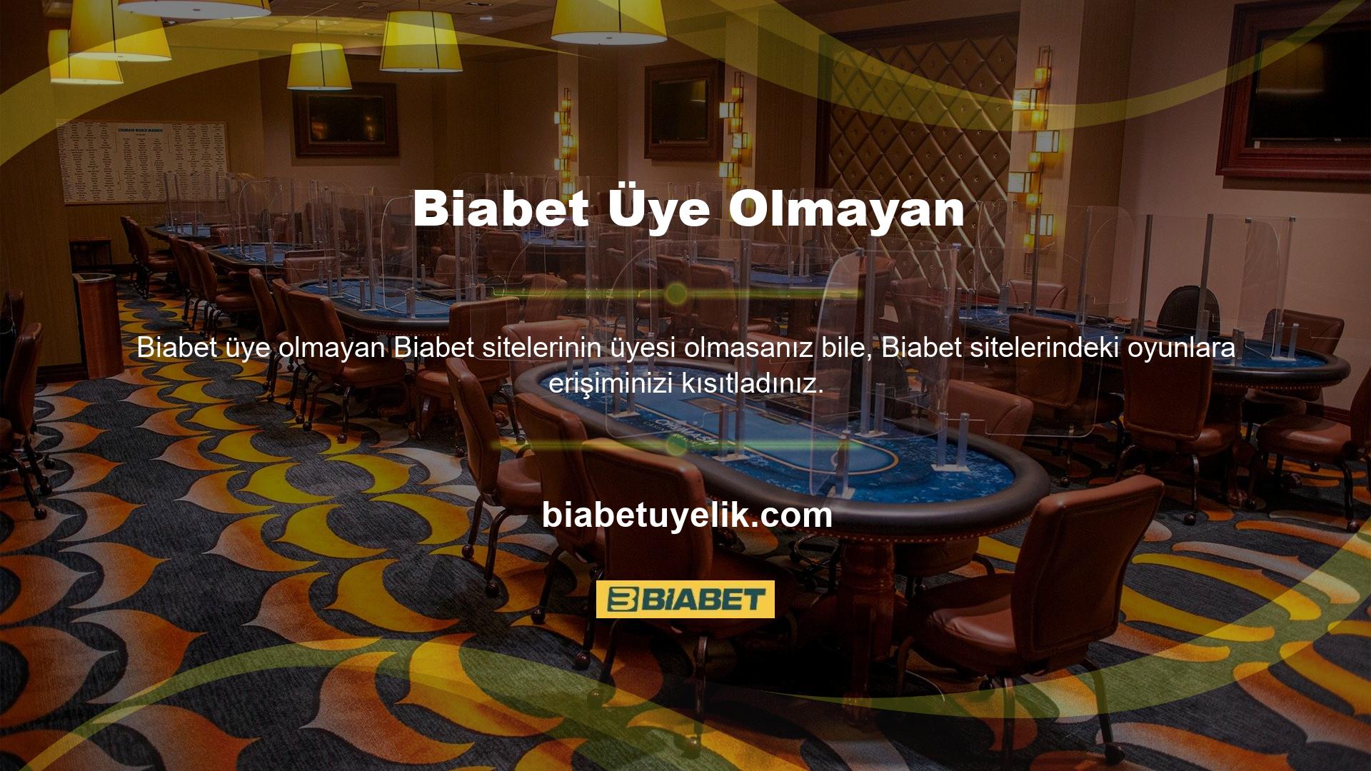 Üye olmak, Biabet sitesinde bonus kazanabileceğiniz ve eğlenceli aktivitelere katılabileceğiniz heyecan verici fırsatlar dünyası açar